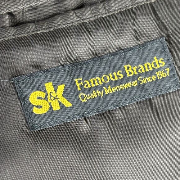 Tailors Row by Deansgate Blazer Mens 42R Plaid Silk Wool Two Button Sport Coat - Picture 6 of 10